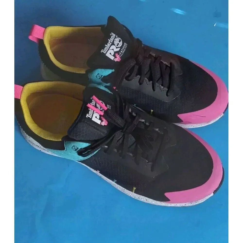 Timberland PRO Lightweight Athletic Work Sneakers Anti-Fatigue‎ Black Pink
